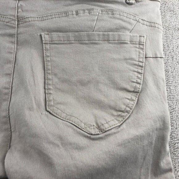 Democracy Womens Pants Size 6 "Ab"Solution Slim Straight Leg Khaki Casual Beige - Picture 9 of 11